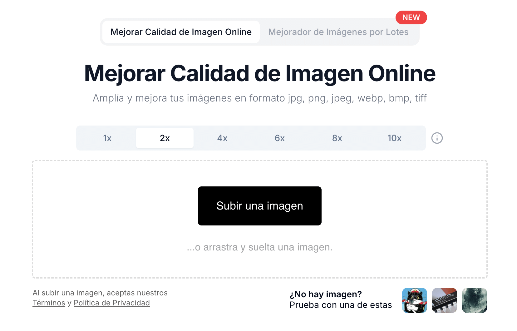 Cómo Utilizar Nuestra Herramienta de Mejorar Imagen